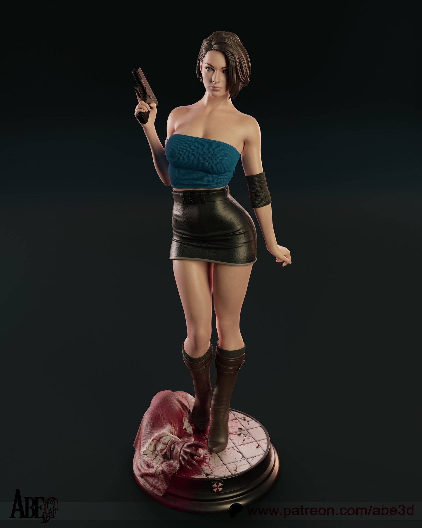 Jill Valentine (Resident Evil) - 3D Model Kit - 1:4 Scale