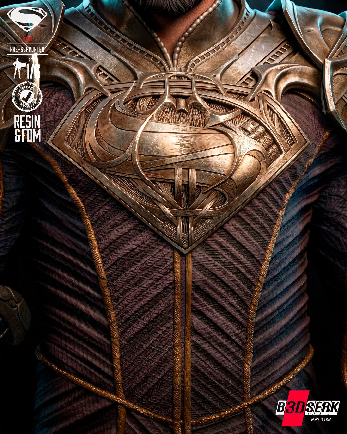 Jor-El (Statue) 3D Model Kit - 6 or 12 scale (Fan Art)
