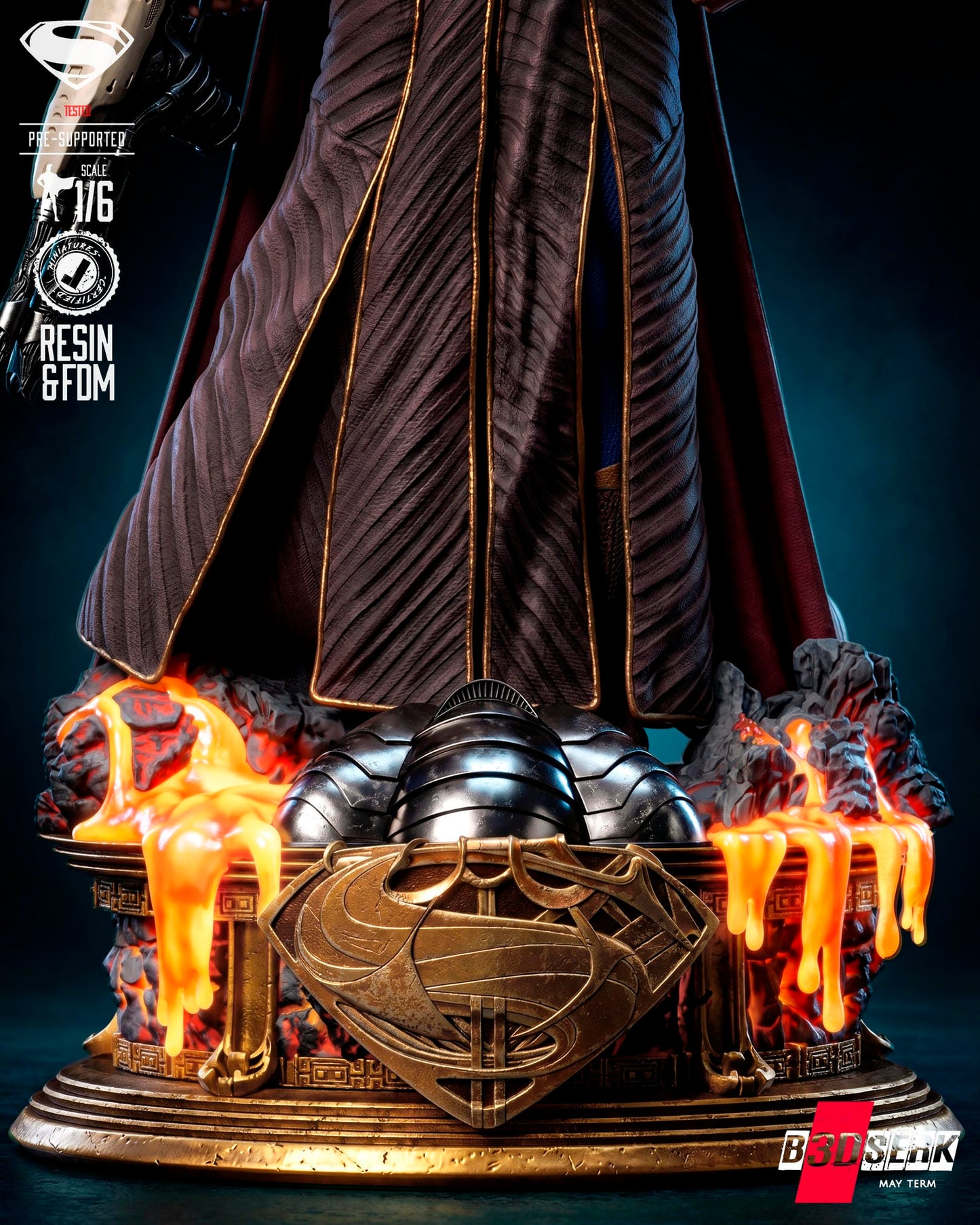 Jor-El (Statue) 3D Model Kit - 6 or 12 scale (Fan Art)