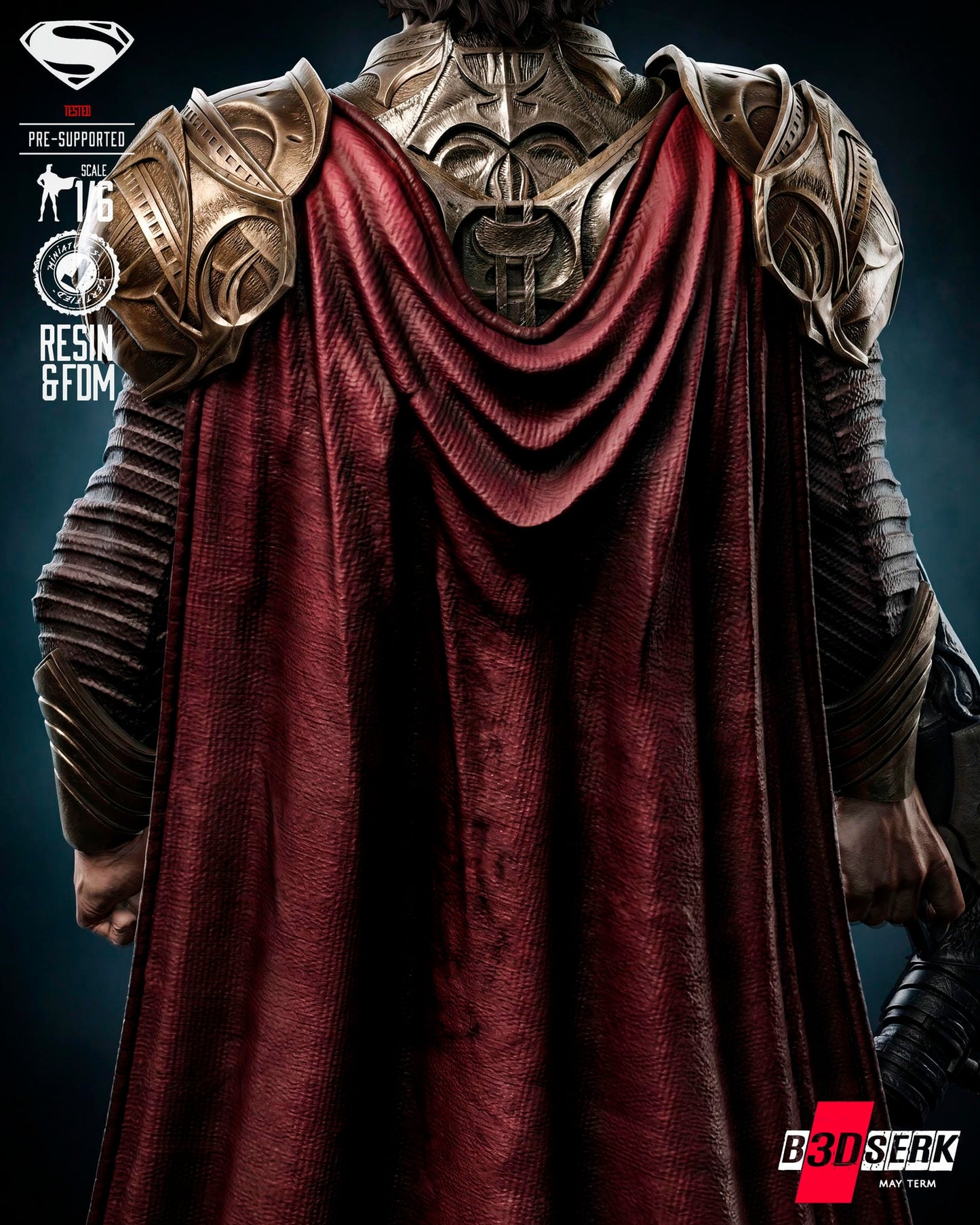 Jor-El (Statue) 3D Model Kit - 6 or 12 scale (Fan Art)