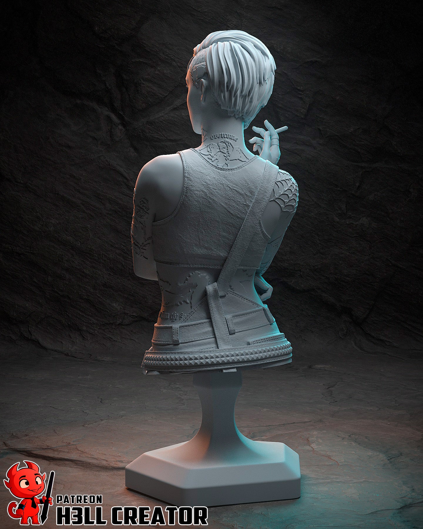 Judy Alvarez (Cyberpunk 2077) - 3D Printed 1:10 Fan Art Model Kit