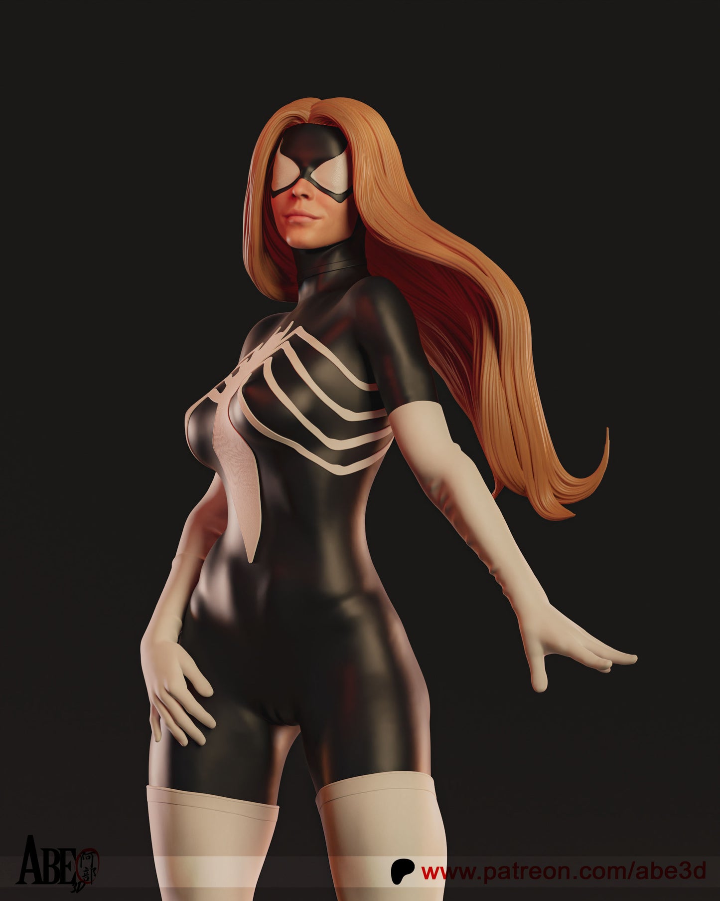 Julia Carpenter (Spider Woman) - 3D Model Kit - 1:4 Scale
