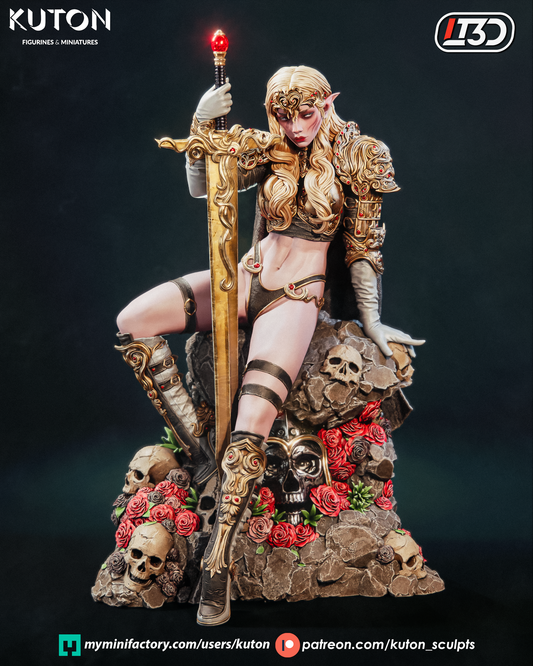 Kaelenor - 3D Printed Statue - 10 Scale Model Kit