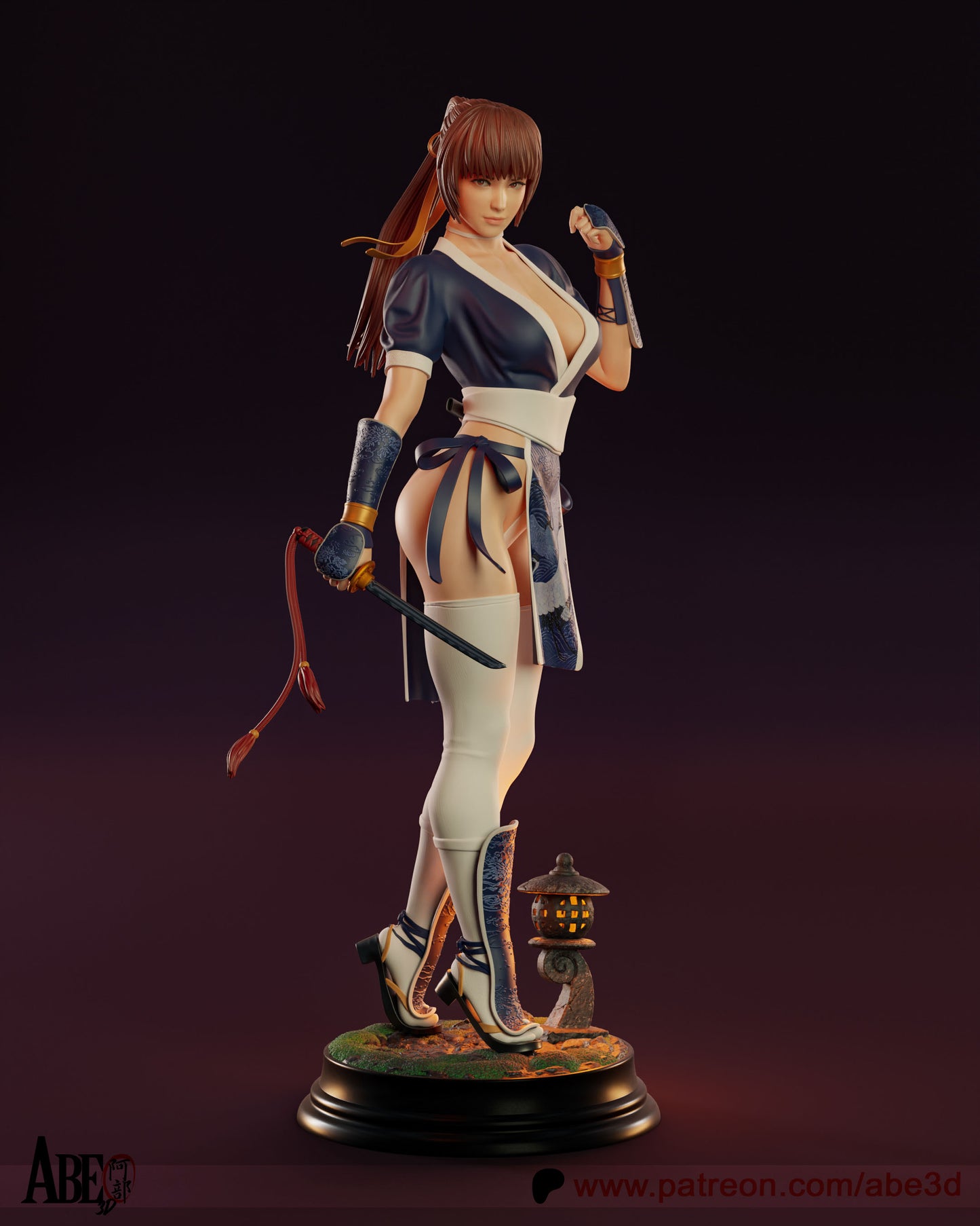 Kisumi (Dead or Alive) - 3D Model Kit - 1:4 Scale