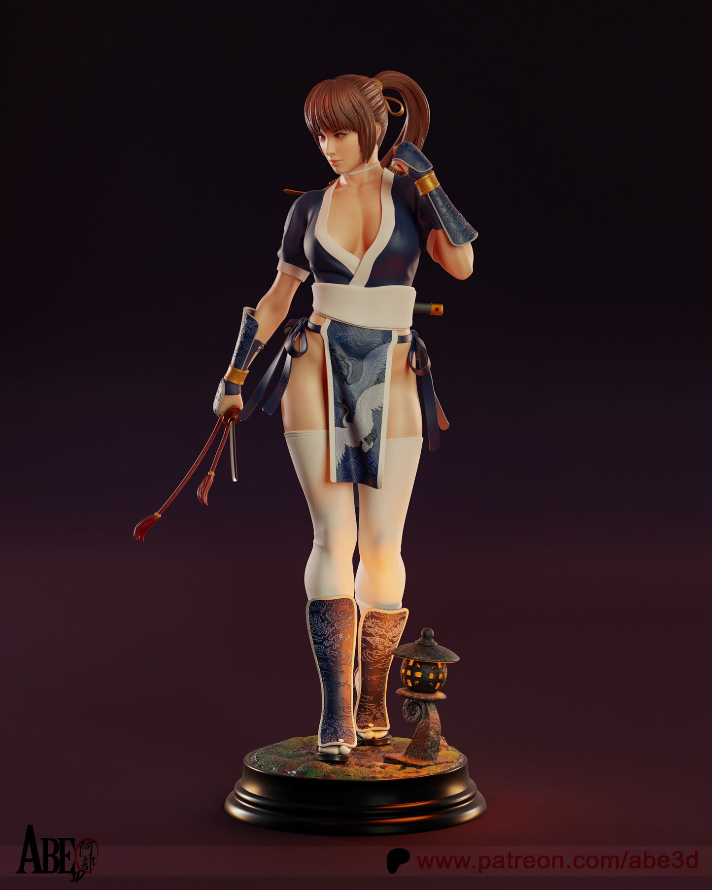 Kisumi (Dead or Alive) - 3D Model Kit - 1:4 Scale