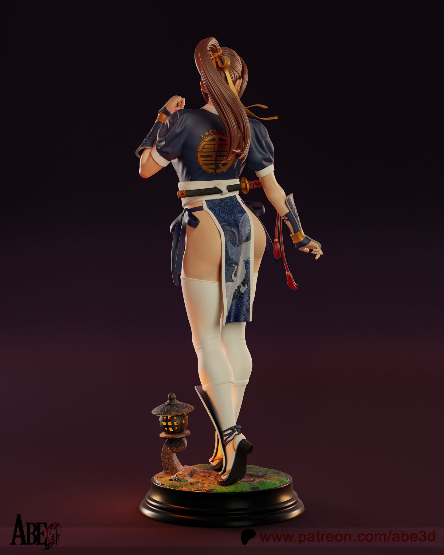 Kisumi (Dead or Alive) - 3D Model Kit - 1:4 Scale