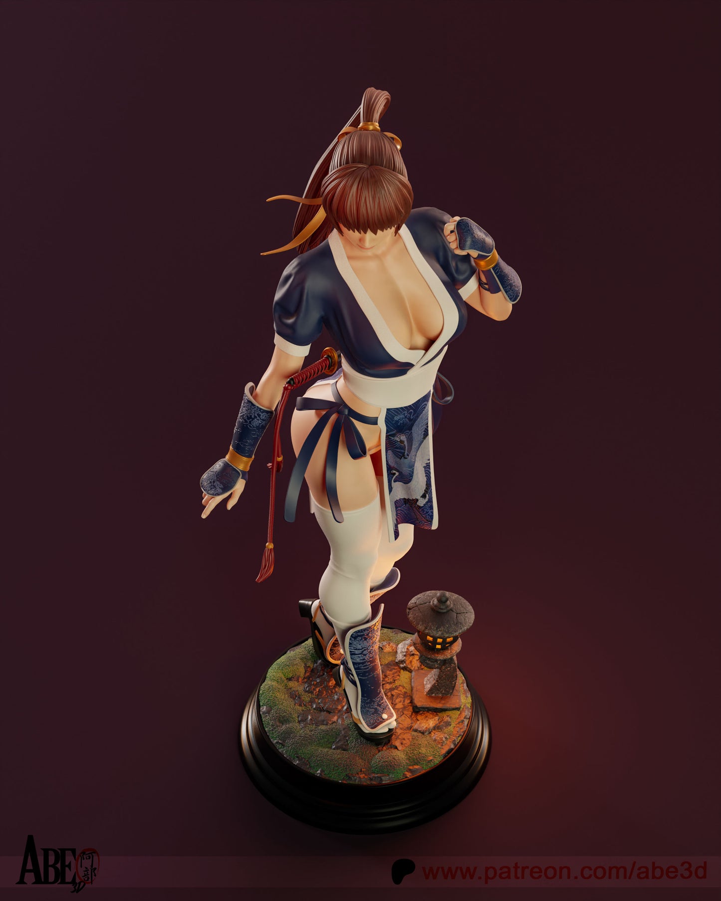 Kisumi (Dead or Alive) - 3D Model Kit - 1:4 Scale