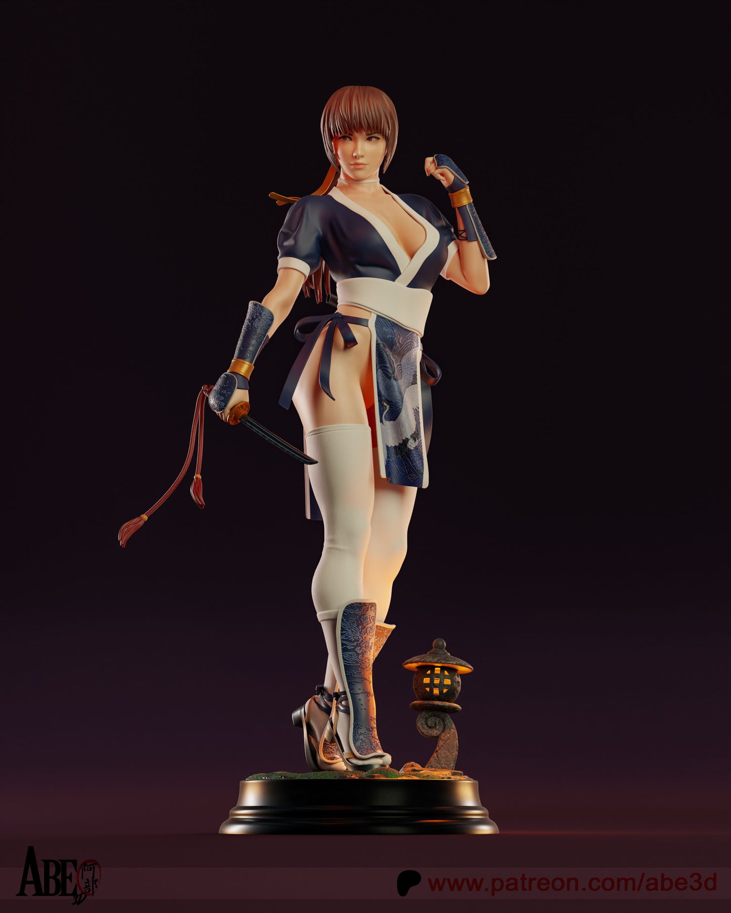 Kisumi (Dead or Alive) - 3D Model Kit - 1:4 Scale