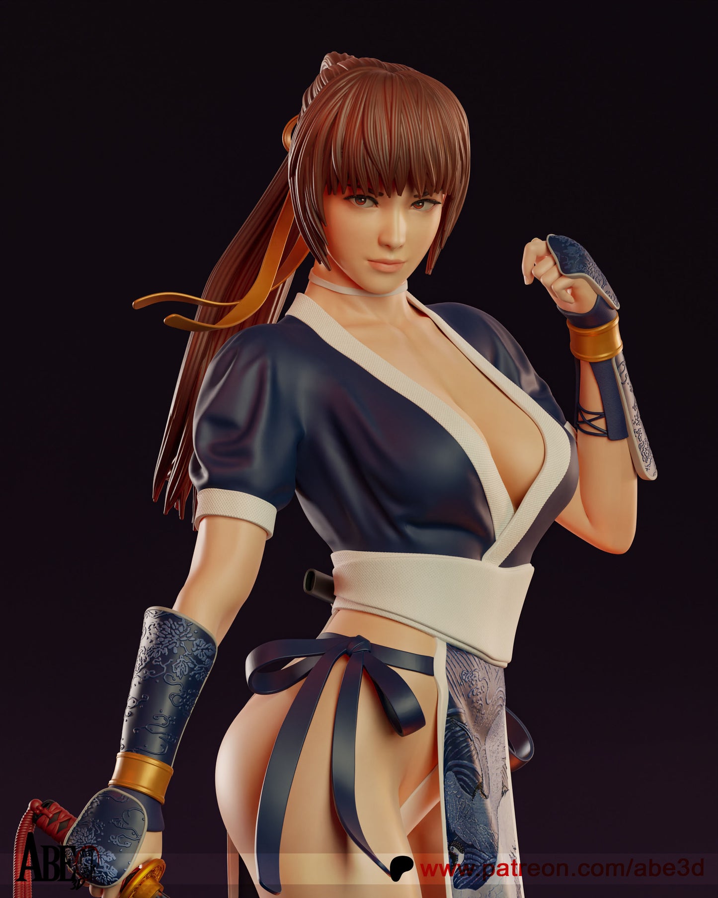 Kisumi (Dead or Alive) - 3D Model Kit - 1:4 Scale