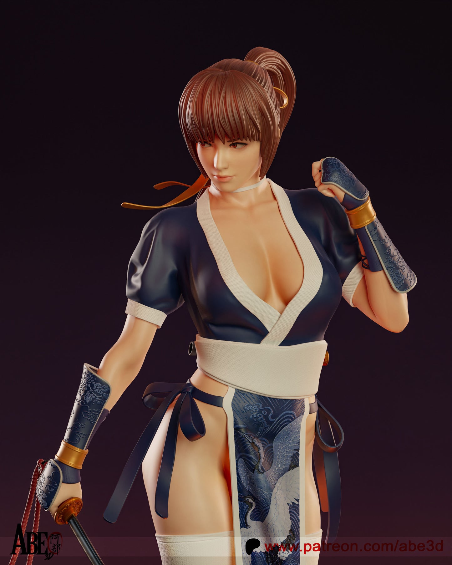Kisumi (Dead or Alive) - 3D Model Kit - 1:4 Scale