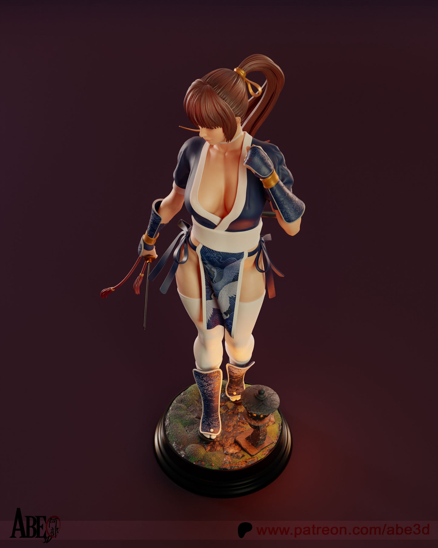 Kisumi (Dead or Alive) - 3D Model Kit - 1:4 Scale