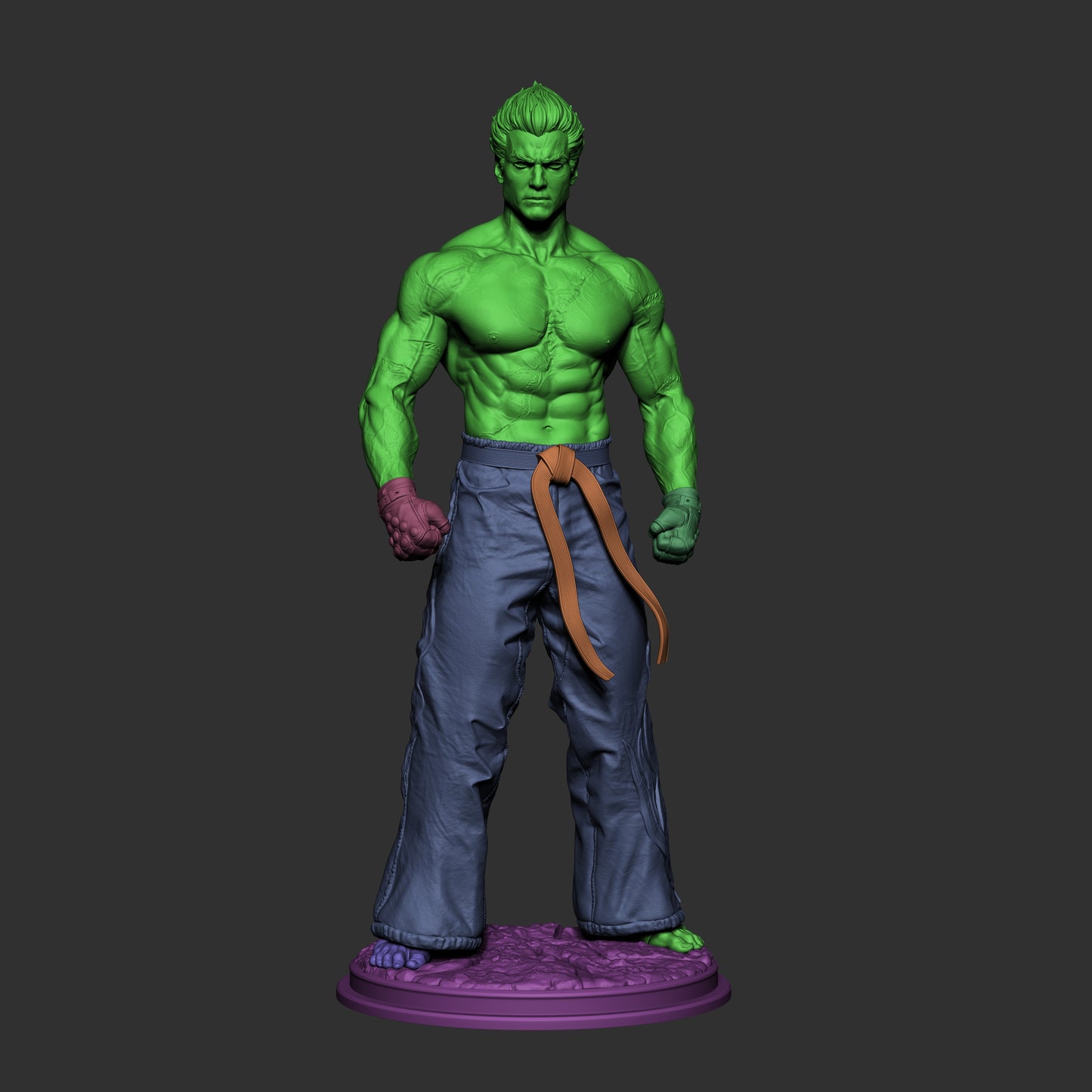 Kazuya - 3d Printed Model Action / Museum pose statue - 9 and 6 scale