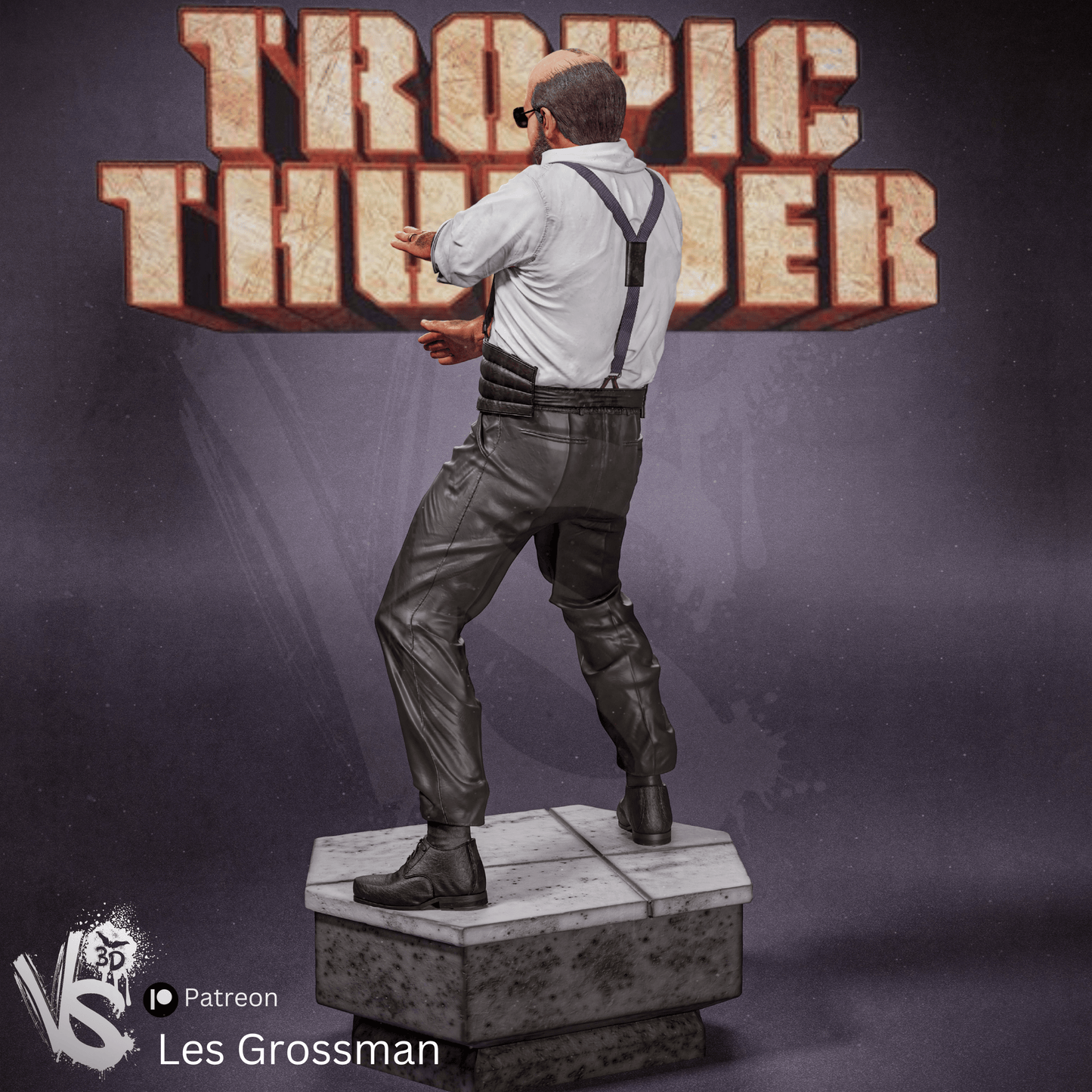 Dancing Les Grossman (Tropic Thunder) - Unpainted and Unassembled 3D Print Kit