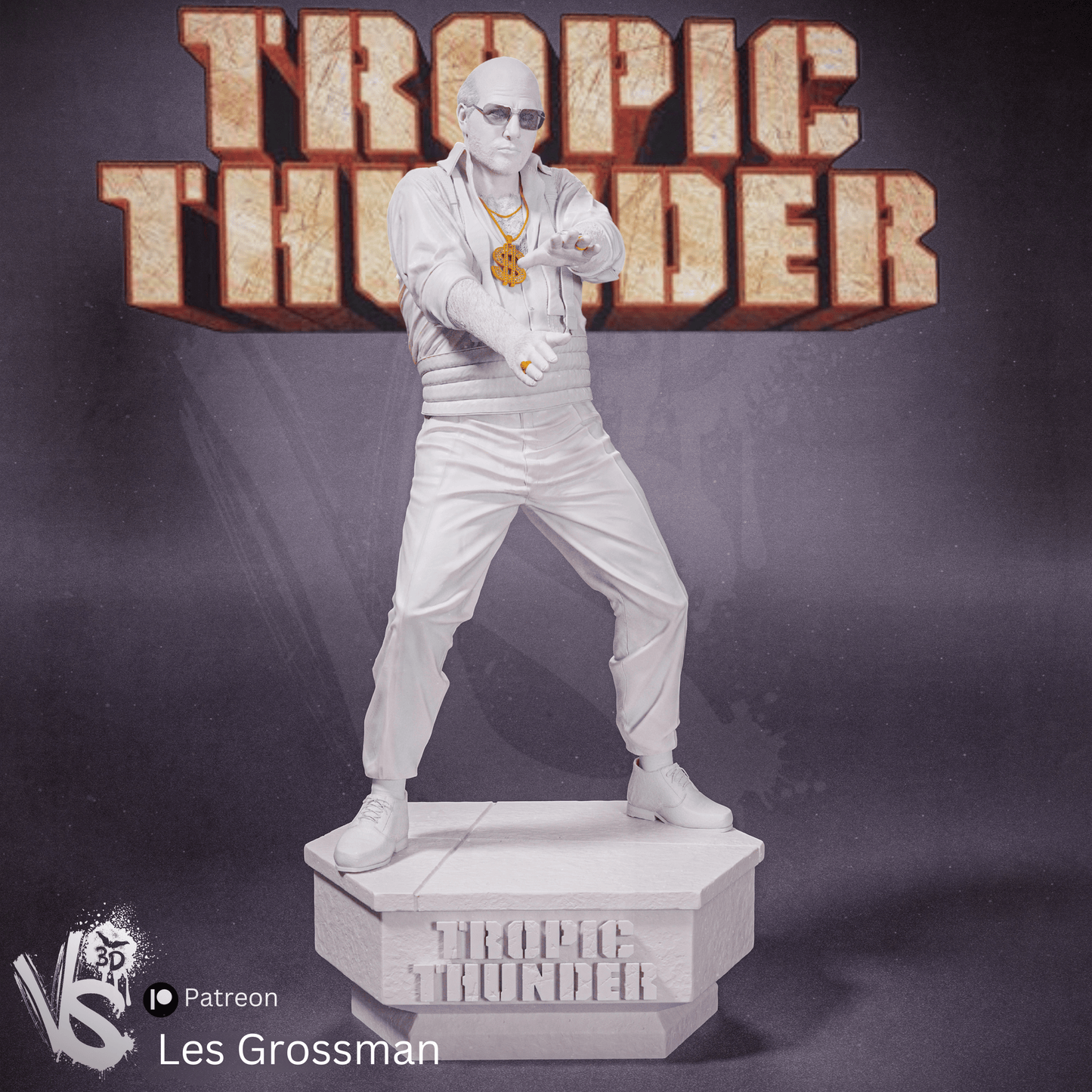 Dancing Les Grossman (Tropic Thunder) - Unpainted and Unassembled 3D Print Kit