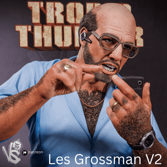 Angry Les Grossman (Tropic Thunder) - Unpainted and Unassembled 3D Print Kit