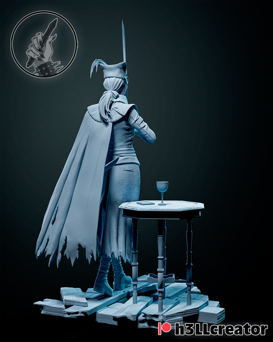 Lady Maria - 3D Printed Statue / Bust - 12 Scale