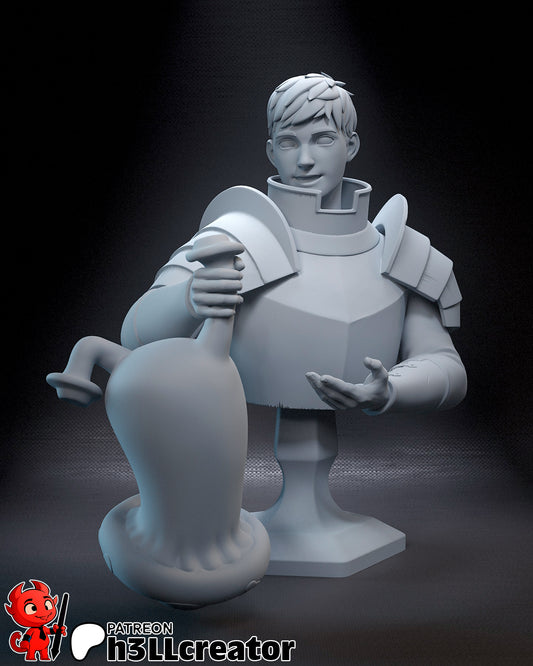 Laios Touden - 3D Printed Model Statue and Bust 12 Scale