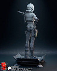 Lilith - Borderlands 3D Printed Statue / Bust - Unpainted and unassembled