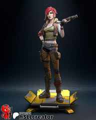 Lilith - Borderlands 3D Printed Statue / Bust - Unpainted and unassembled