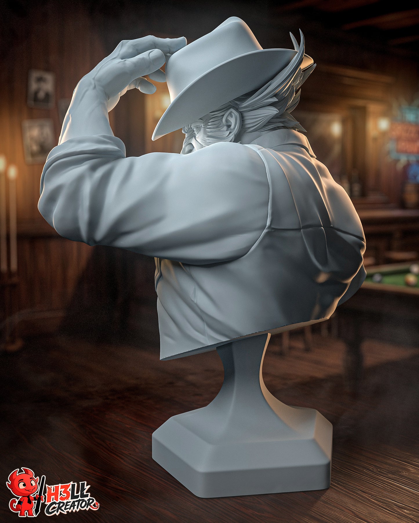 Wolverine - 3D Printed Statue / Bust - 10 Scale