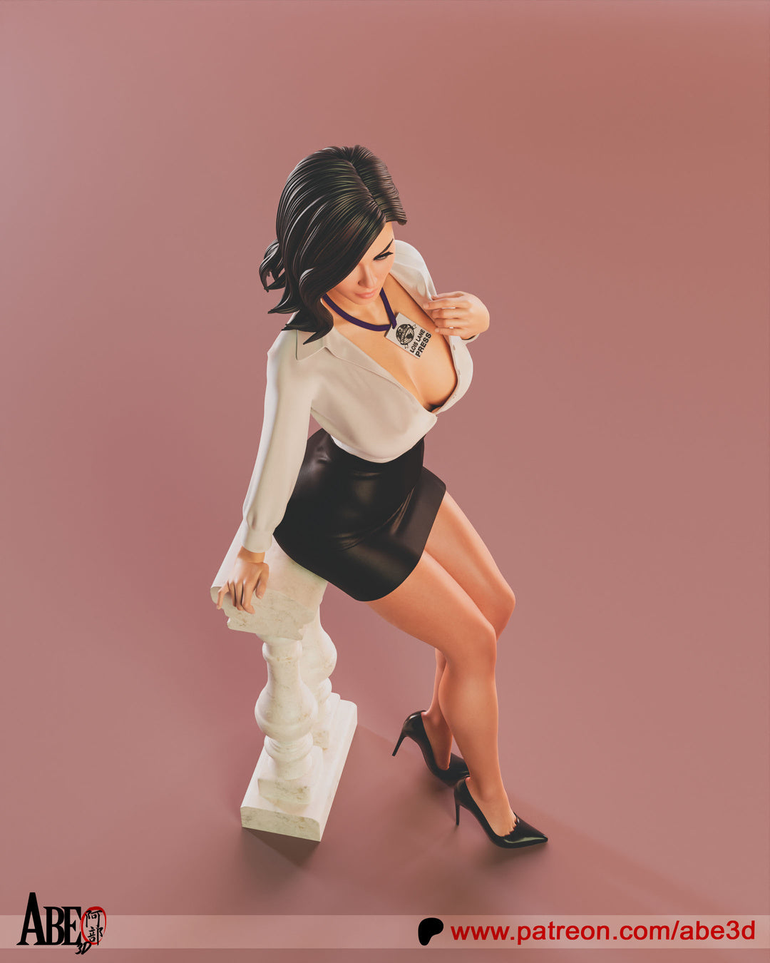 Lois Lane (Superman) - 3D Model Kit - 1:4 Scale