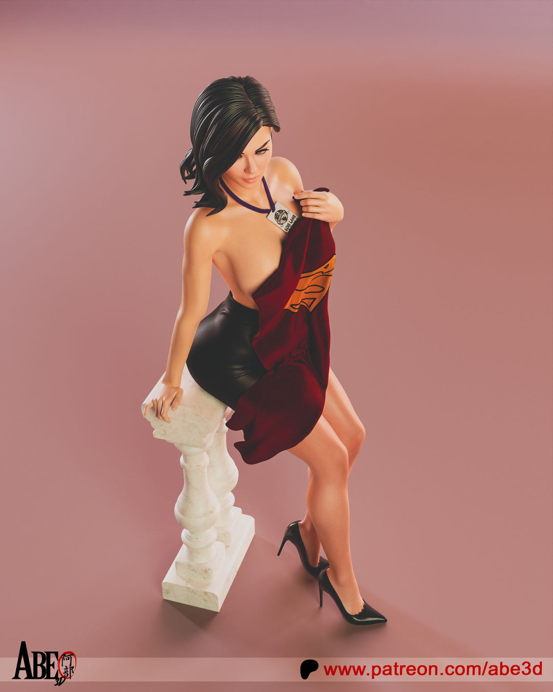 Lois Lane (Superman) - 3D Model Kit - 1:4 Scale