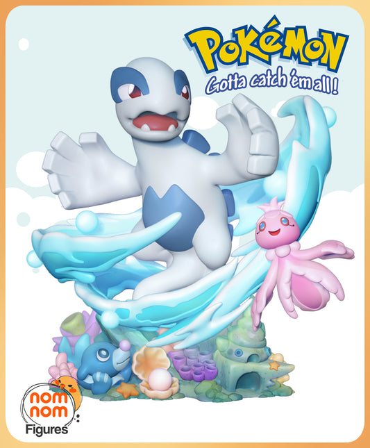 Lugia Chibi (Pokemon) - 3D Print - Model Kit - (Nom Nom)