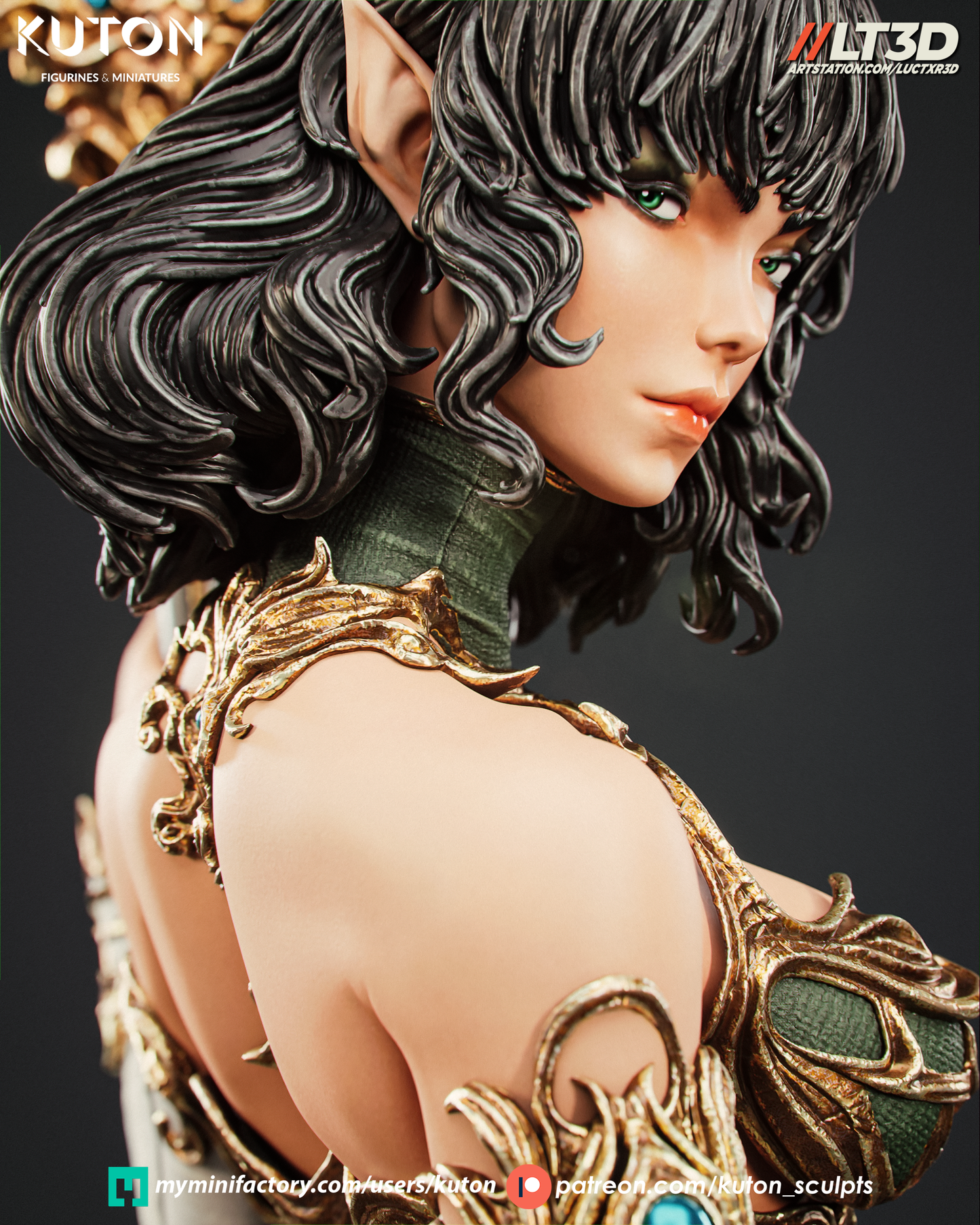 Luneth - 3D Printed Model Kit - 1:10 Scale