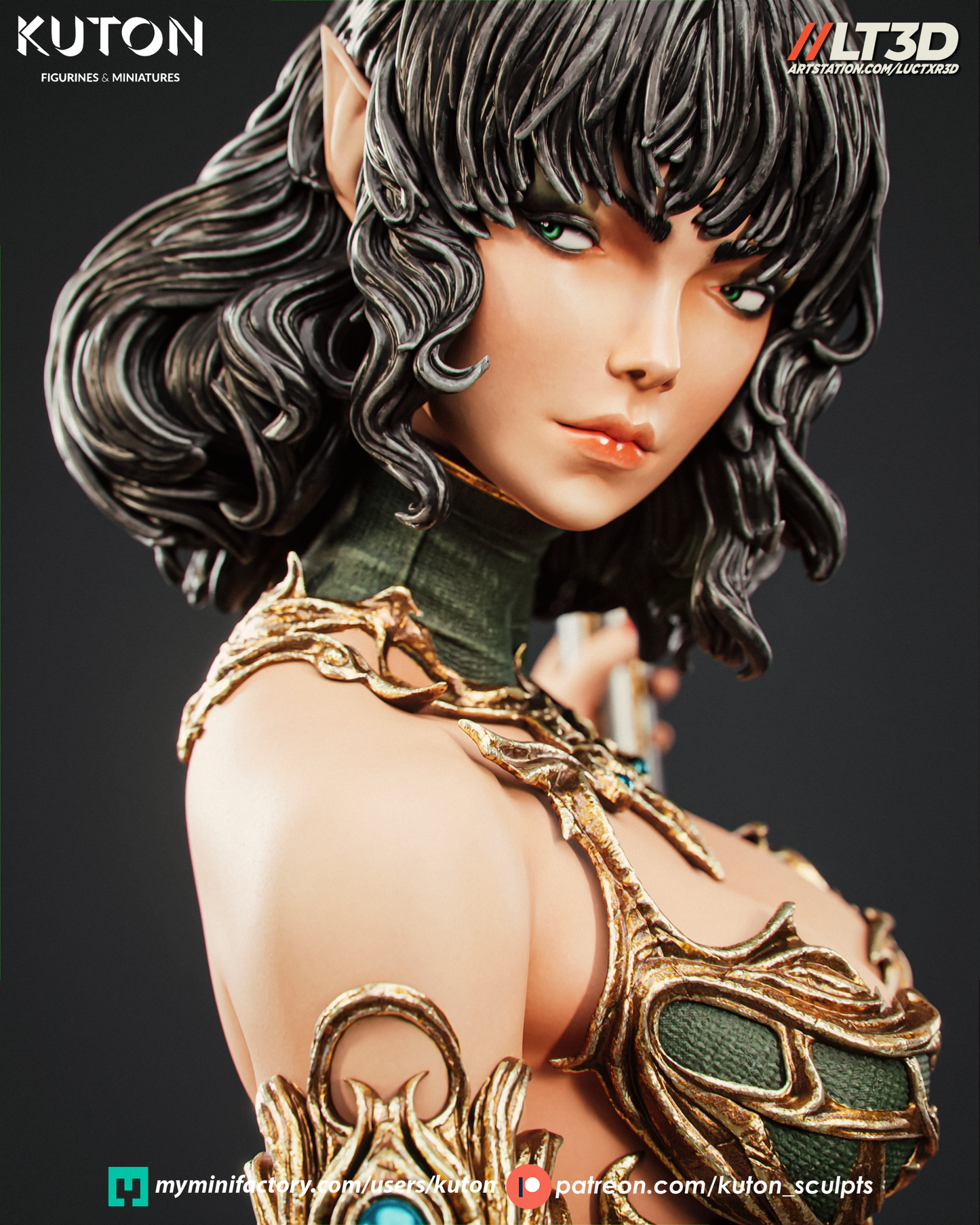 Luneth - 3D Printed Model Kit - 1:10 Scale