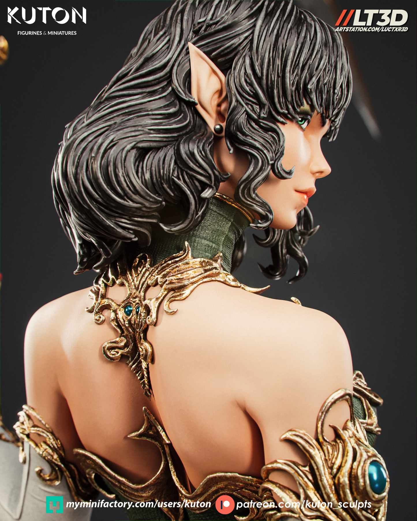 Luneth - 3D Printed Model Kit - 1:10 Scale