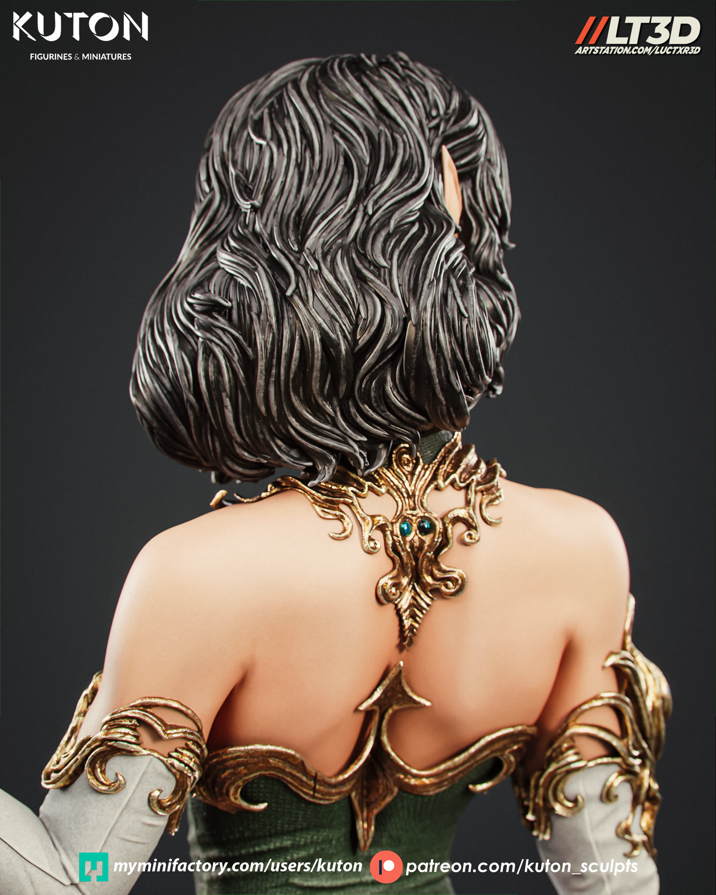 Luneth - 3D Printed Model Kit - 1:10 Scale