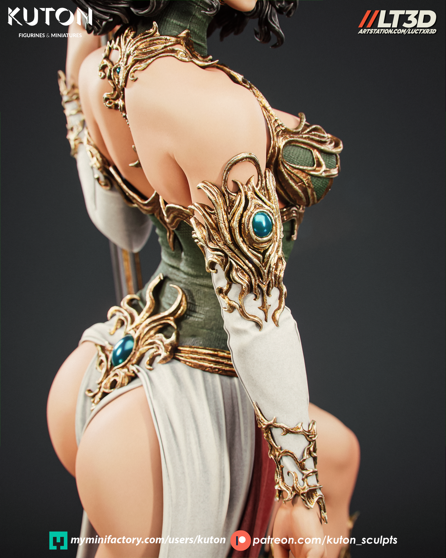 Luneth - 3D Printed Model Kit - 1:10 Scale