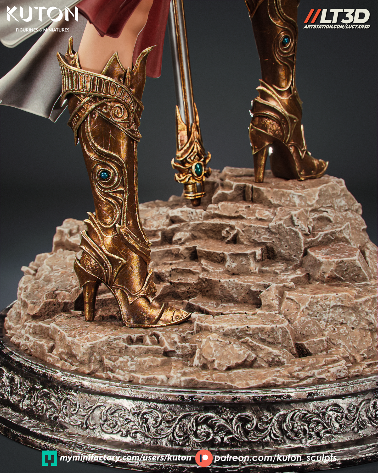 Luneth - 3D Printed Model Kit - 1:10 Scale