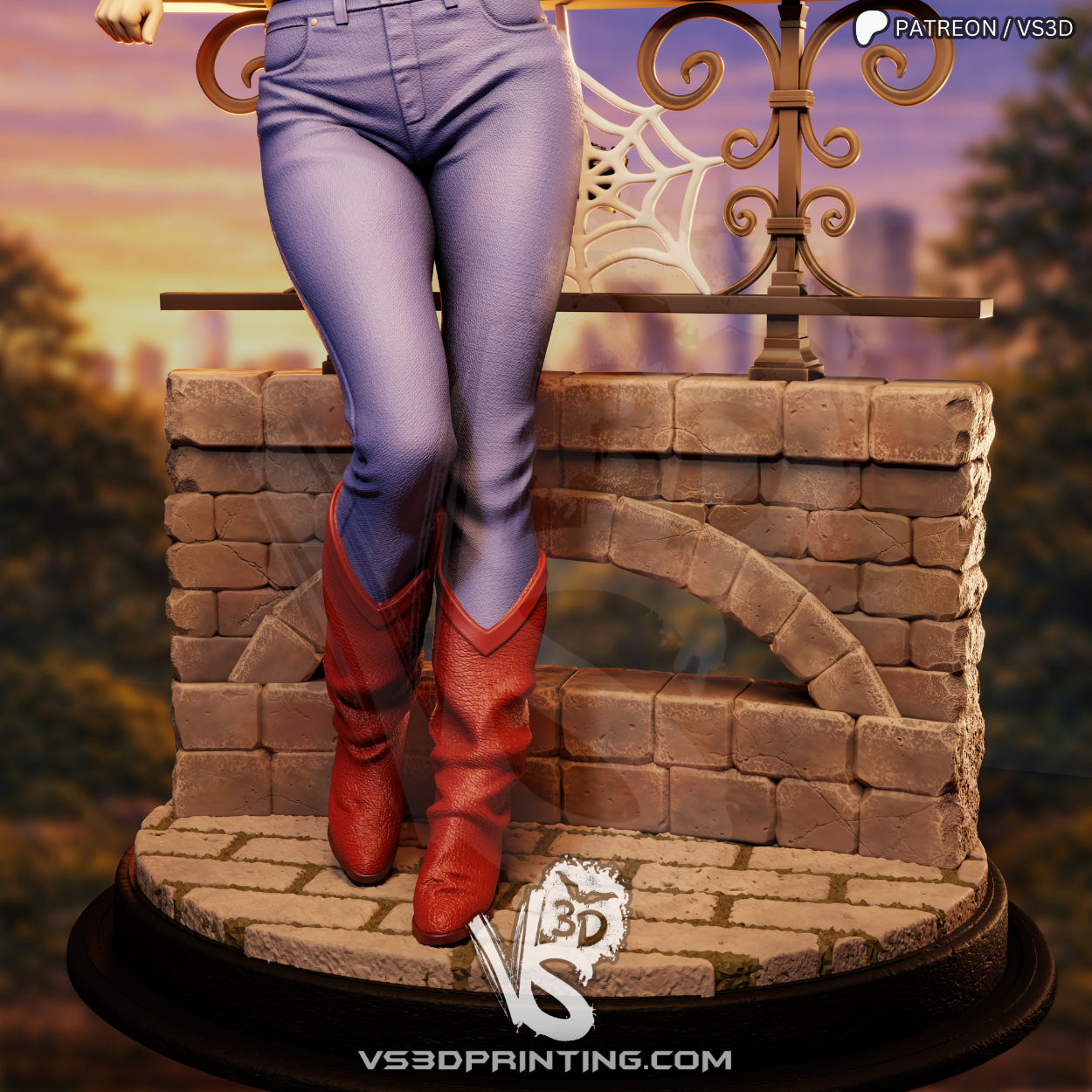 Mary Jane - 3D Printed Statue Model Kit