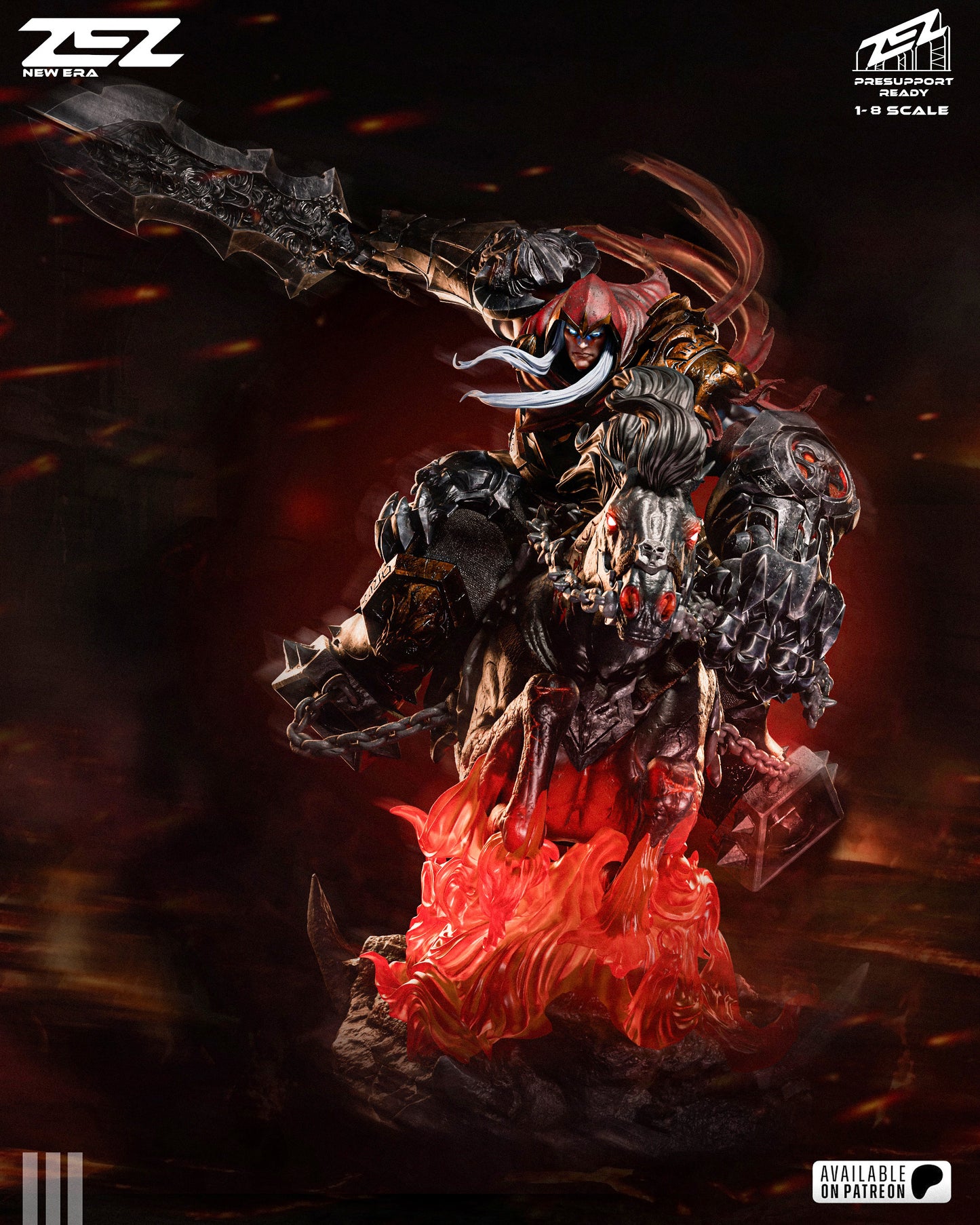 War (Darksiders) - 3D Printed Fan Art Model Kit