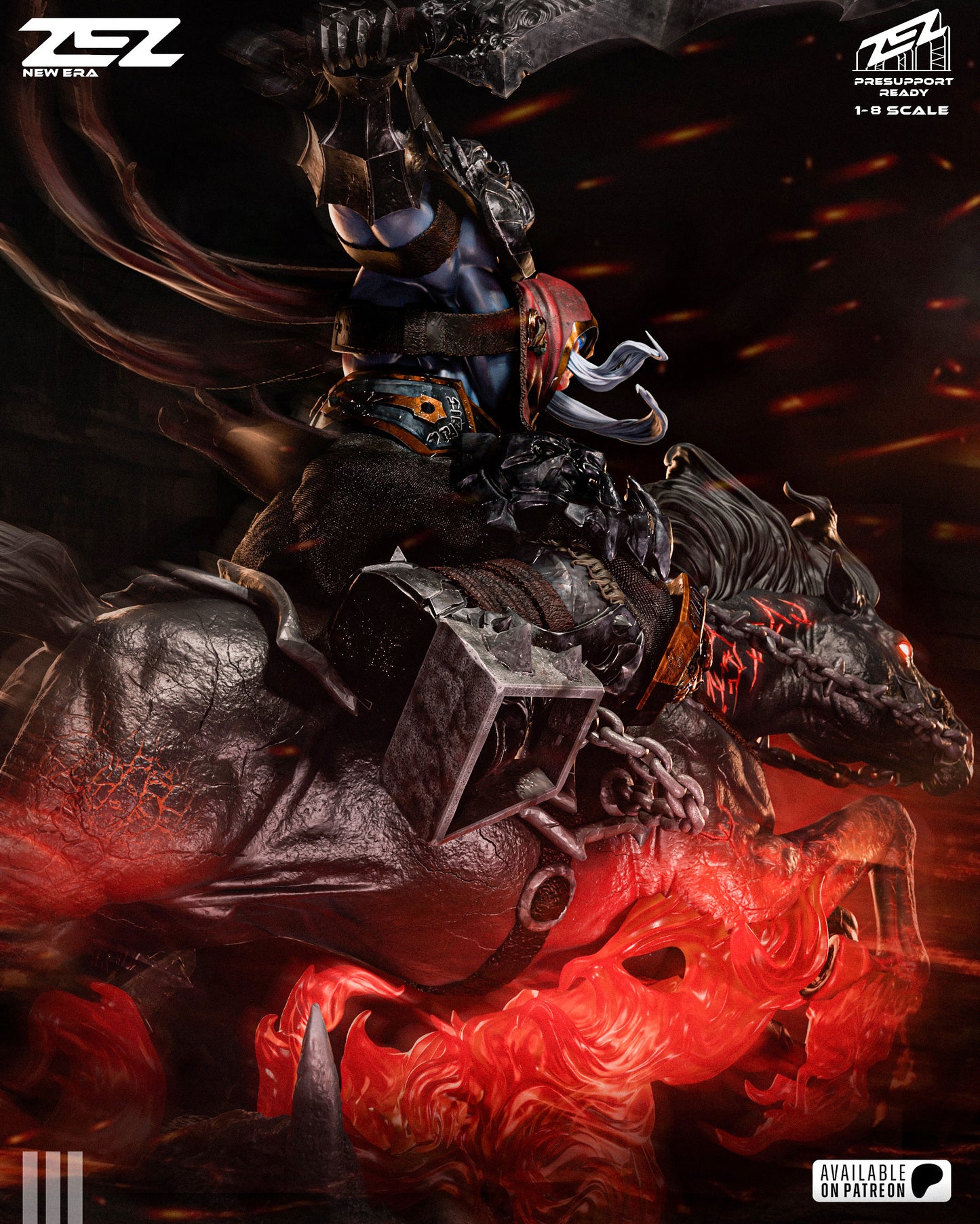 War (Darksiders) - 3D Printed Fan Art Model Kit