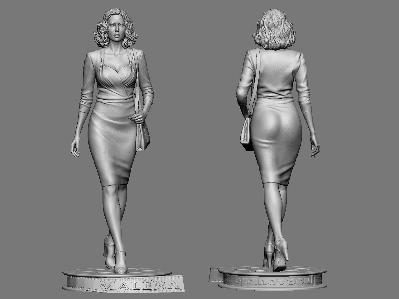 Mlaena -  3D printed Statue Model kit