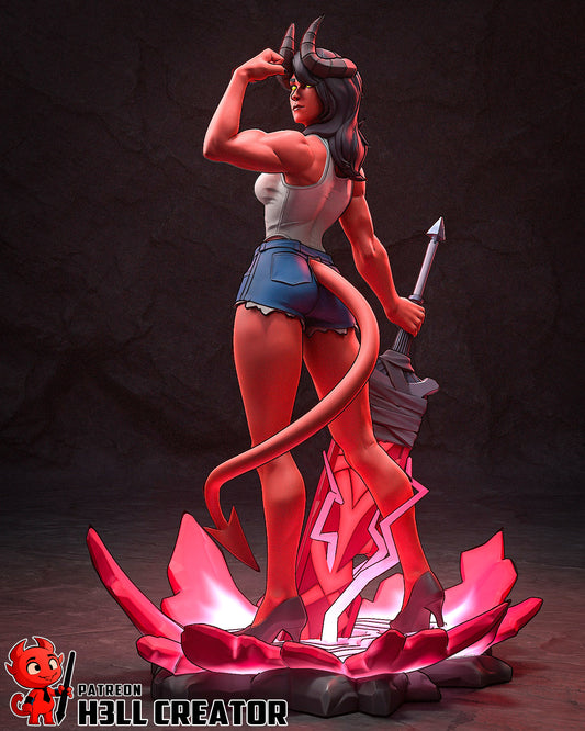 Malevola (Dispatch) - 3D Printed Statue / Bust Unpainted and Unassembled