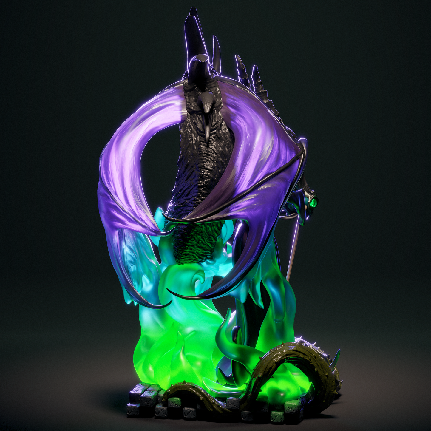 Malicifent - Fan Art - 3D Print Model Kit - 1:6