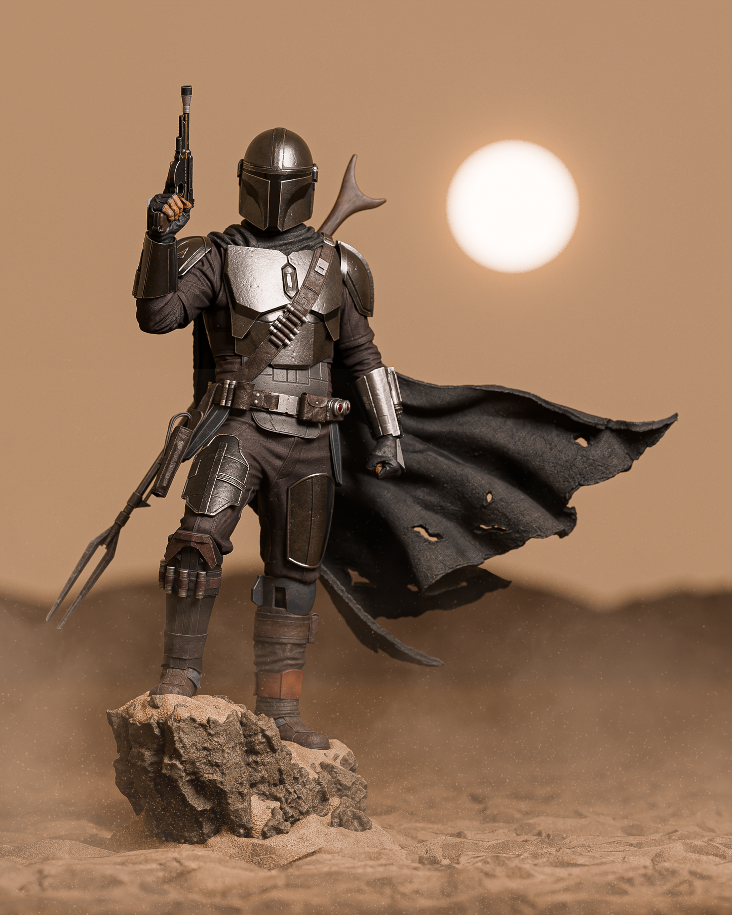 The Mandalorian - Star Wars - 3D Printed Model Kit - 6 & 9 Scale