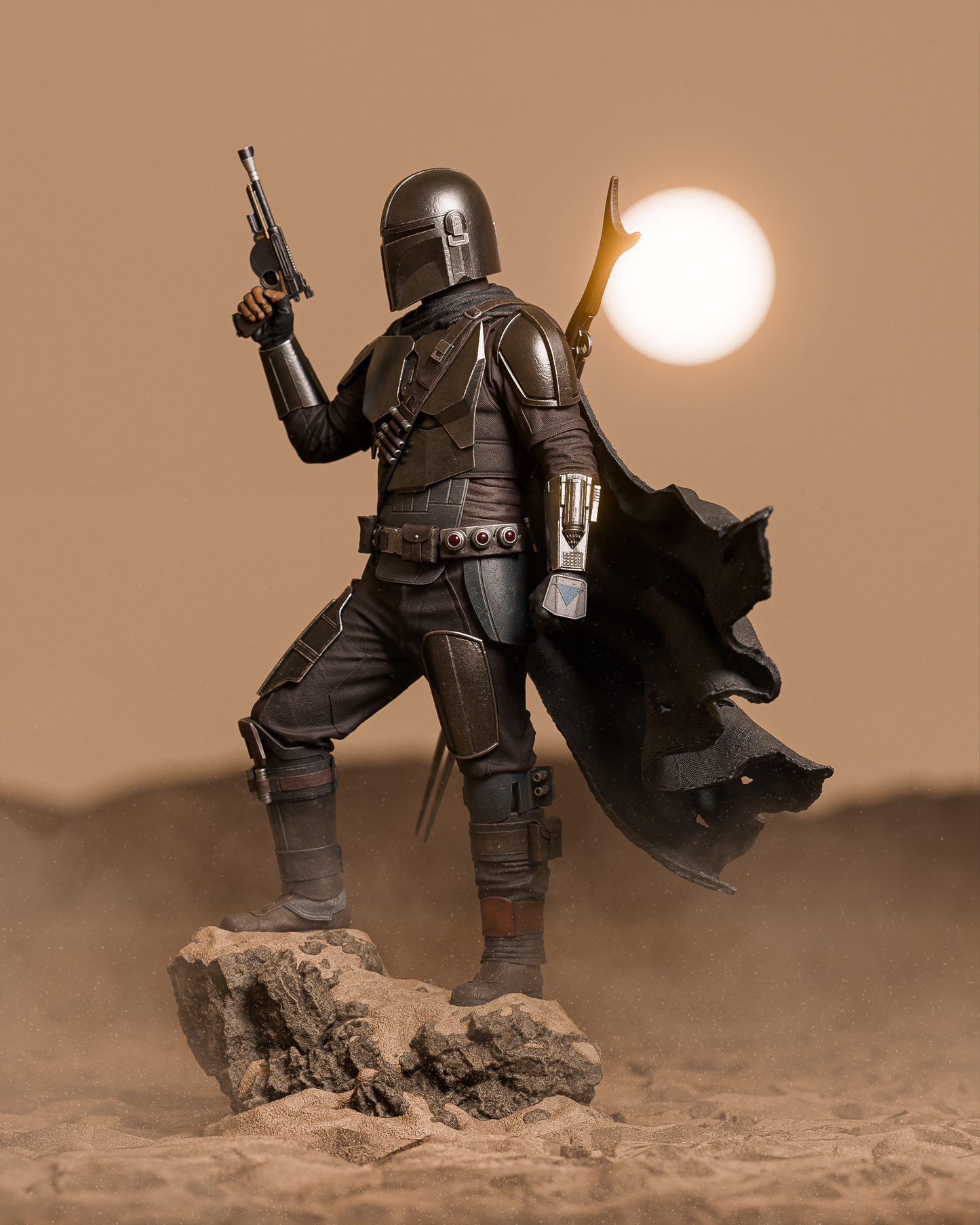 The Mandalorian - Star Wars - 3D Printed Model Kit - 6 & 9 Scale