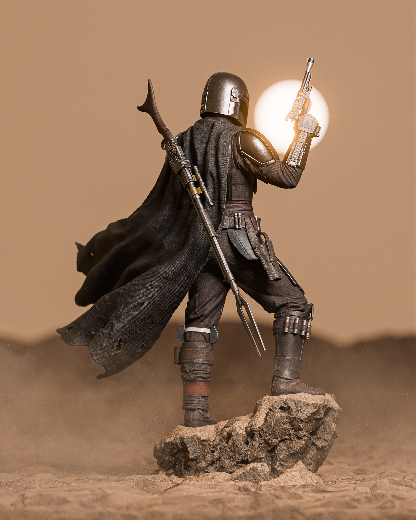 The Mandalorian - Star Wars - 3D Printed Model Kit - 6 & 9 Scale