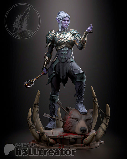 Minthara - 3D Printed Statue / Bust - 12 Scale