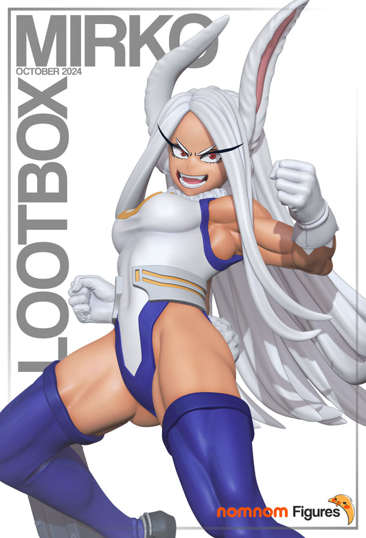 Mirko (My Hero Academia) - 3D Print - Model Kit - (Nom Nom)