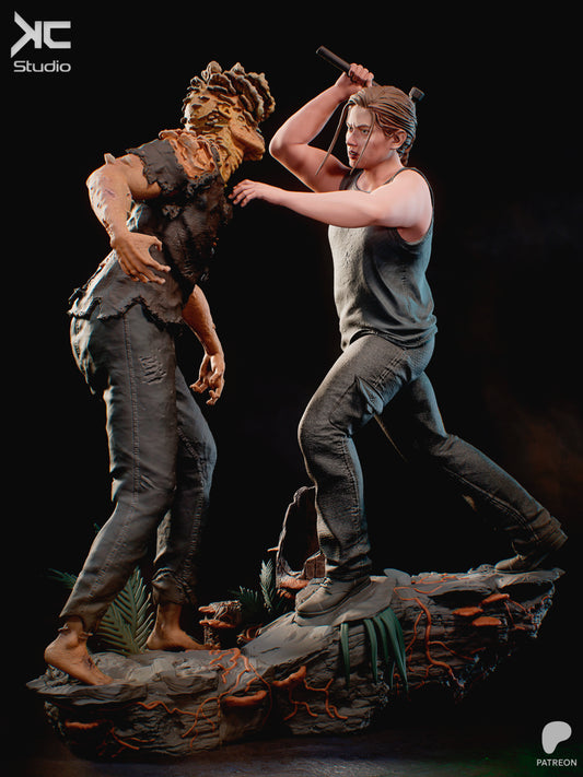 Abby (Last of Us) - 3D Print Model Kit - 1:10 Scale - Fan Art