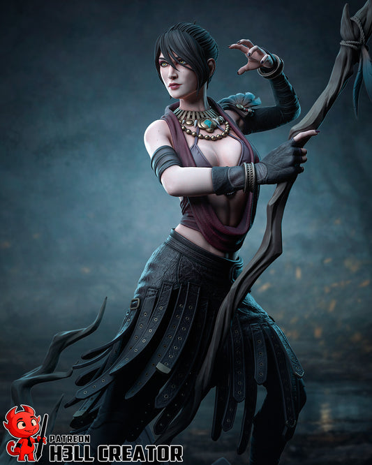 Morrigan (Dragon Age: Origins) - 3D Printed Fan Art Model Kit