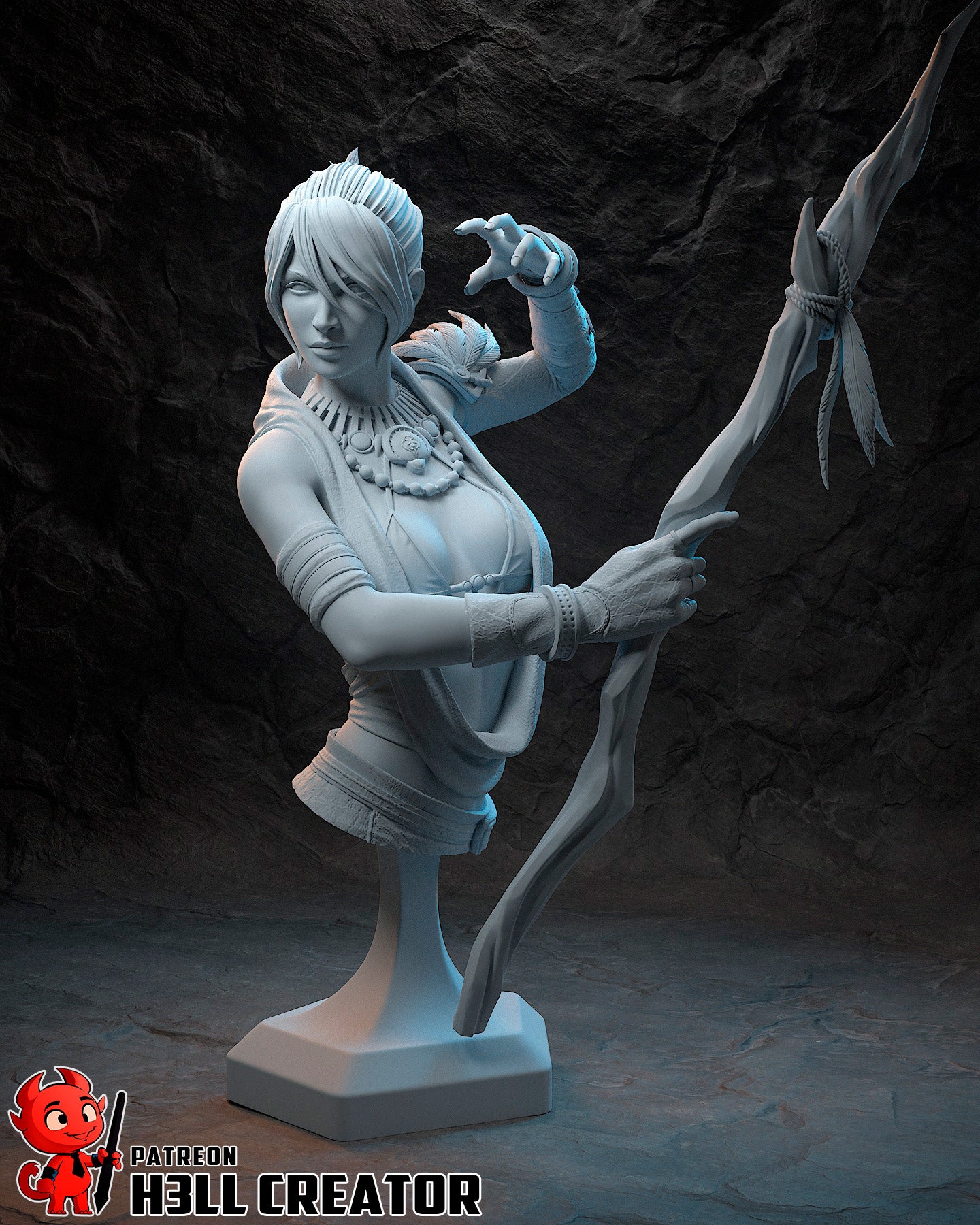 Morrigan (Dragon Age: Origins) - 3D Printed Fan Art Model Kit