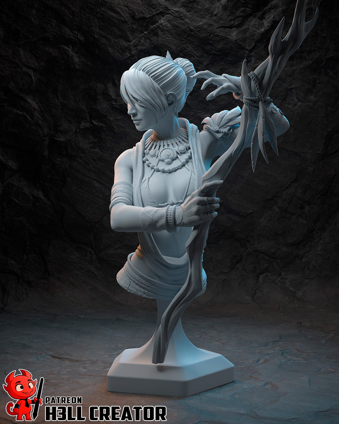 Morrigan (Dragon Age: Origins) - 3D Printed Fan Art Model Kit