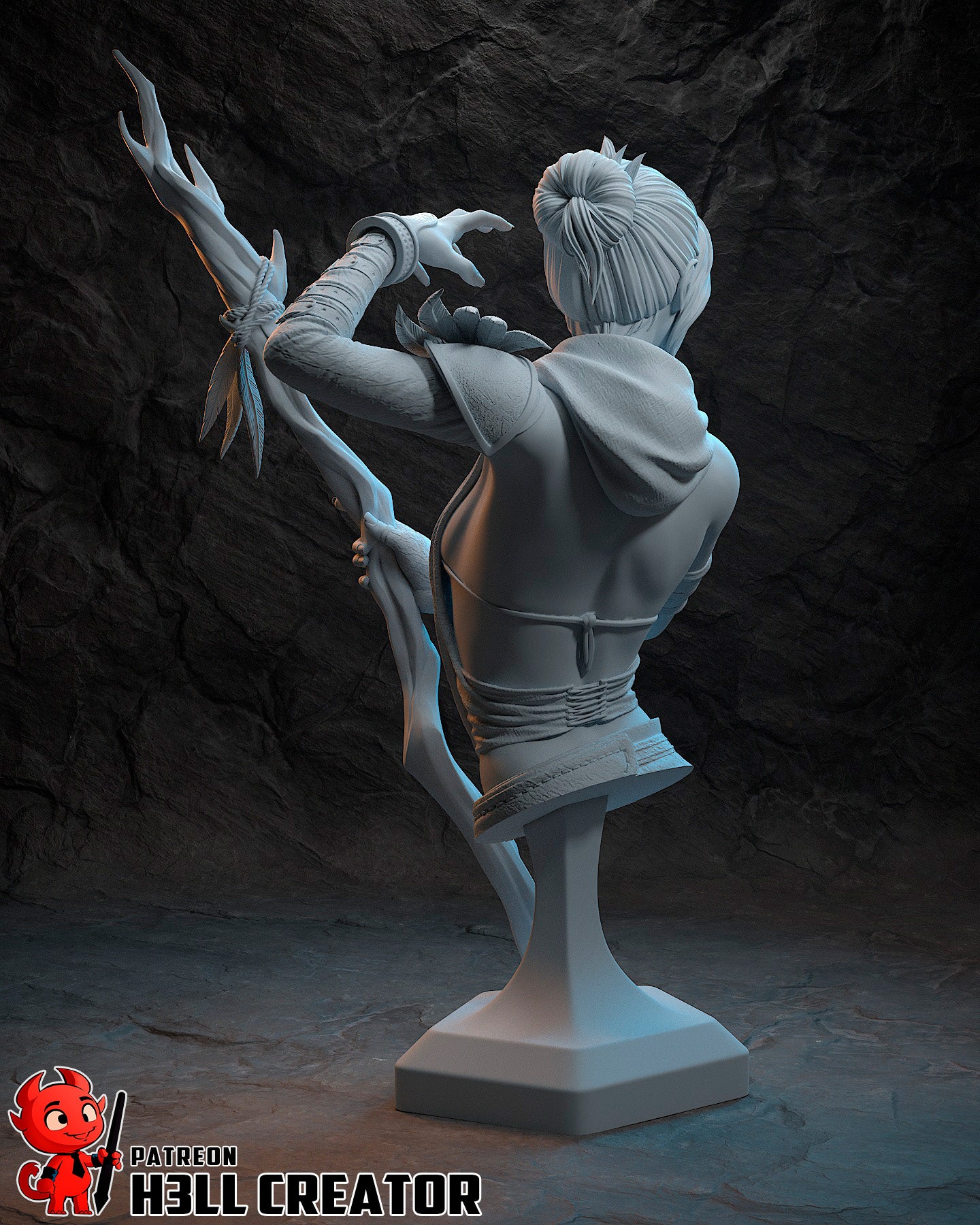 Morrigan (Dragon Age: Origins) - 3D Printed Fan Art Model Kit