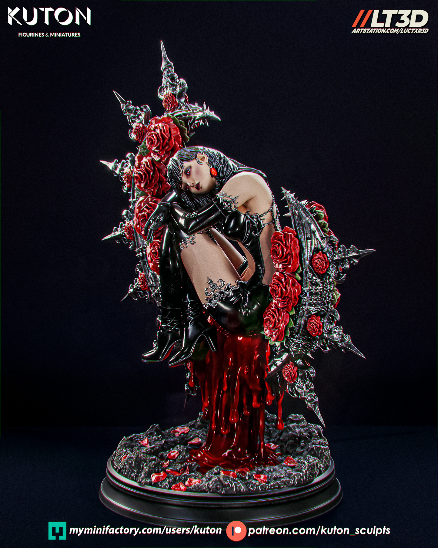 Morvayne 3D Printed Scuplt Statue Model Kit -  10 scale